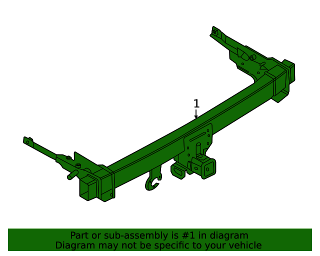 Ford Dealership 20212024 Ford Bronco Sport Kit Trailer Hitch Bar