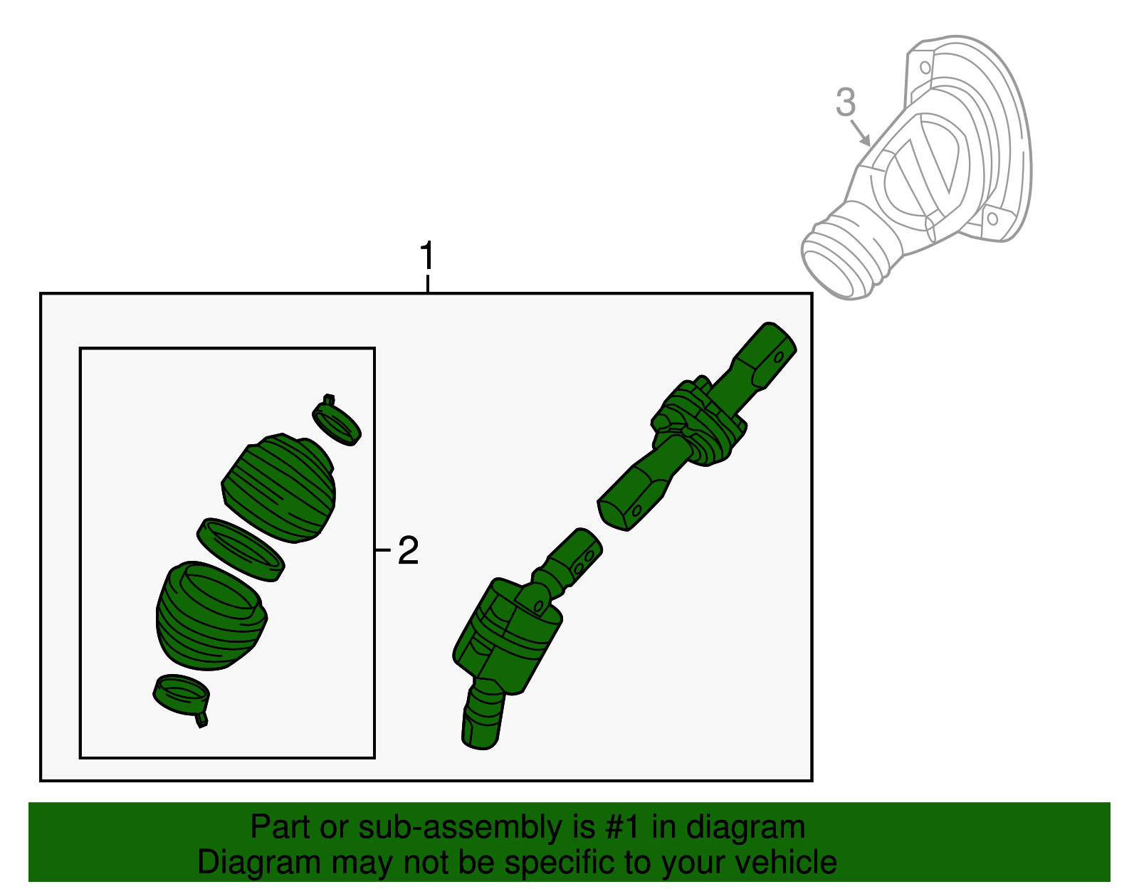 Intermediate Steering Shaft - GM (84321748)