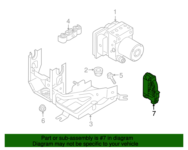 20082018 Audi ABS Control Module Connector 4F0973038 OEM Parts Online