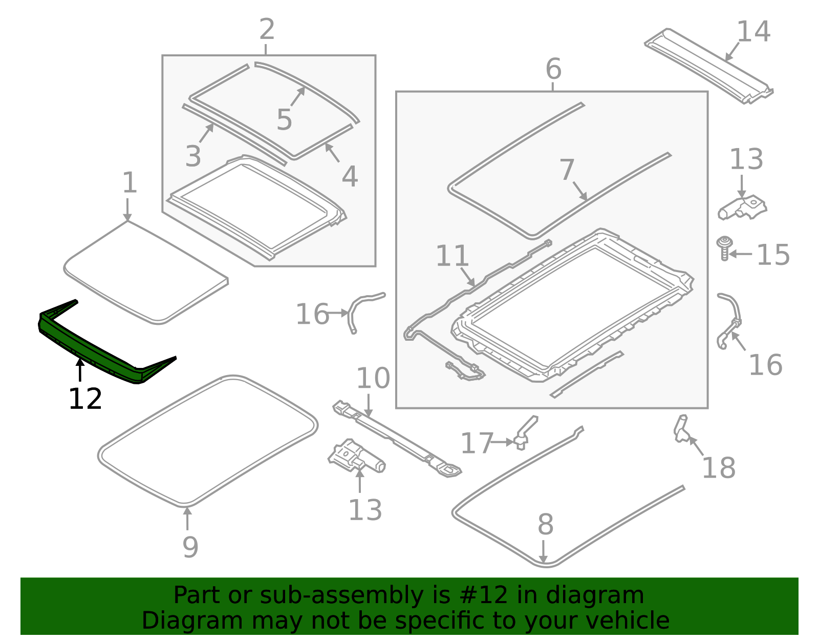 31462495 - Sunroof Deflector 2019-2025 Volvo | AutoNation Parts