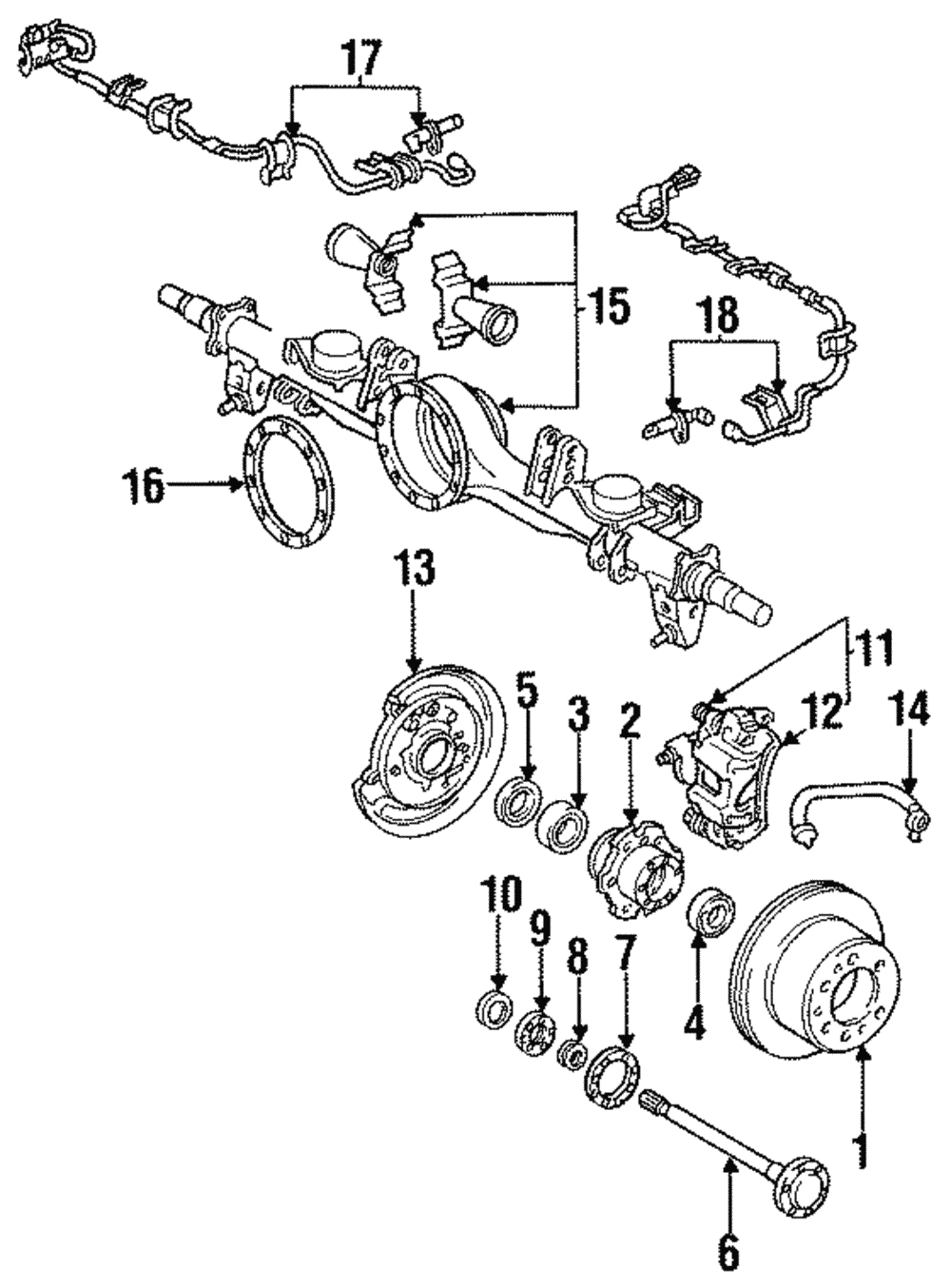 ABS Wheel Speed Sensor - Toyota (04895-60020)