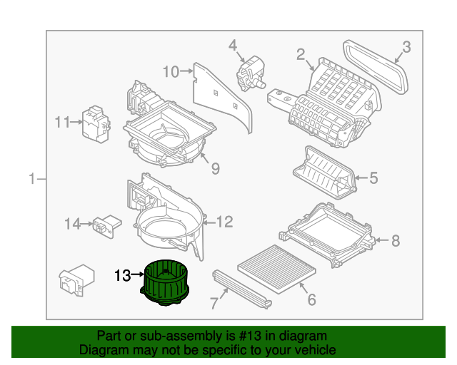 971132B005 Blower Motor 20112018 Kia Kia.Parts Store