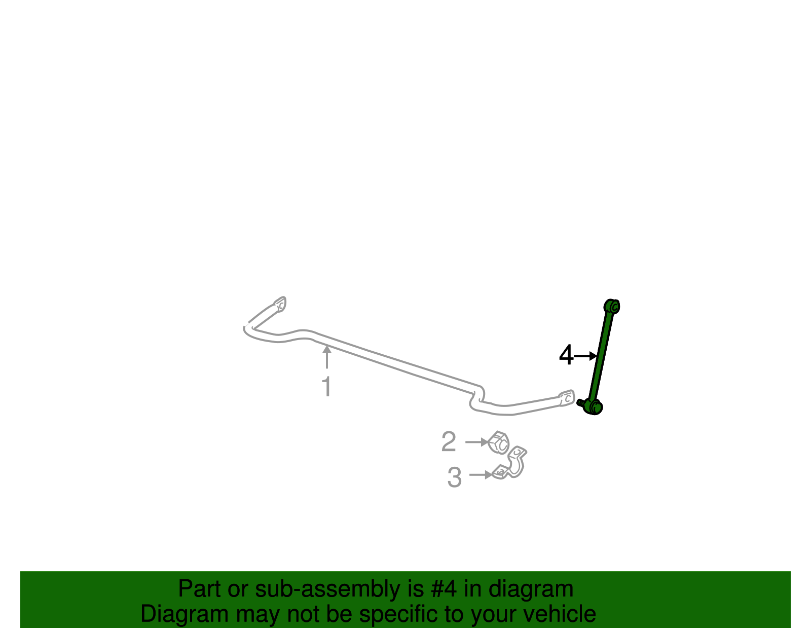 Stabilizer Link - Ford (YL1Z-5K484-AA)