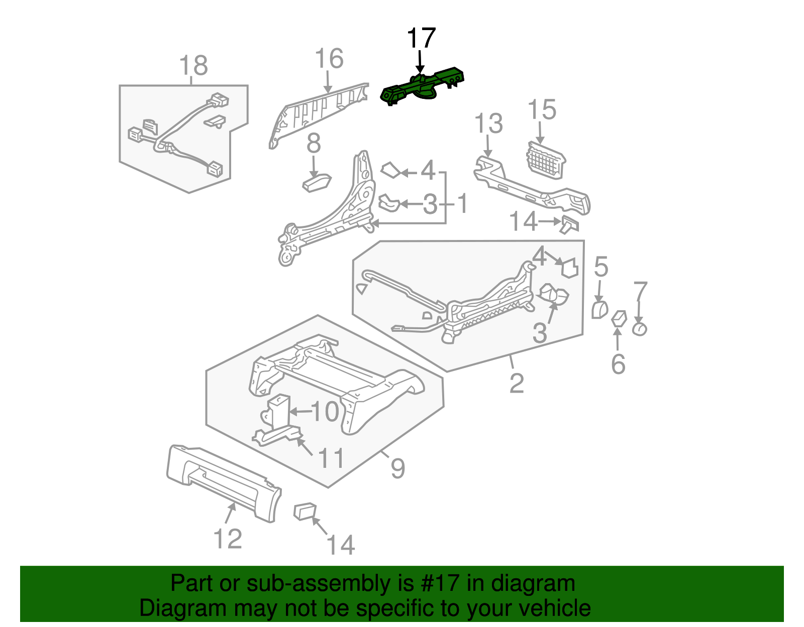 81167-S9V-A01 - 2006-2008 Honda Pilot - Sensor Assembly Weight (Outer ...