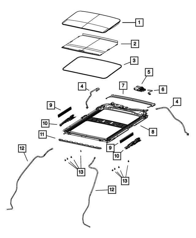 20082022 Dodge Challenger Sunroof Drain Tube, Left 5112805AC QuirkParts