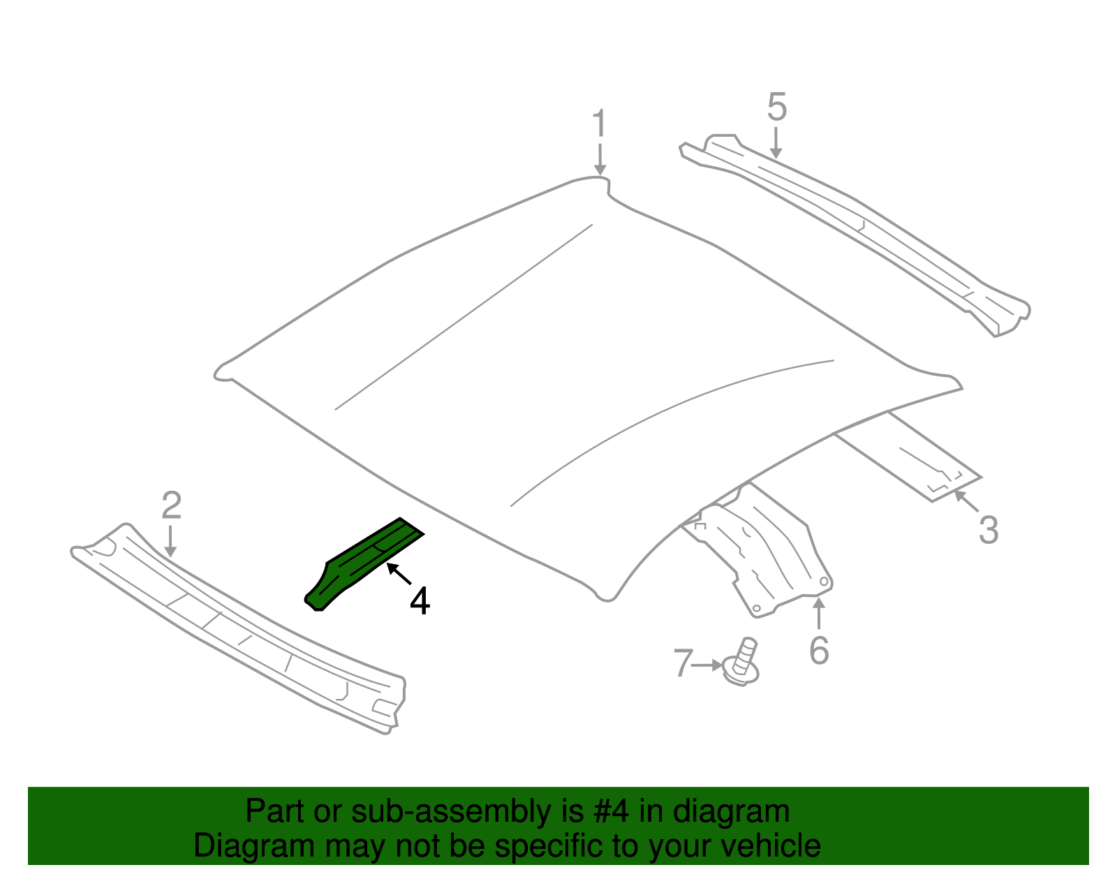 Center Brace - Scion (SU003-01377)