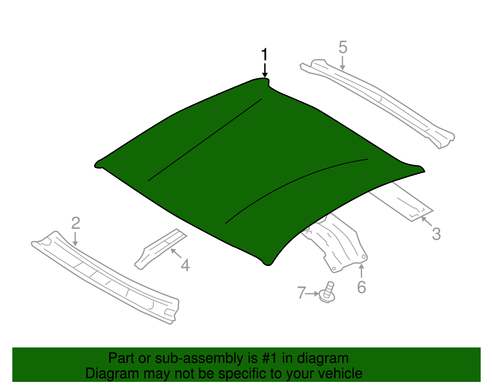 Roof Panel - Scion (SU003-01376)