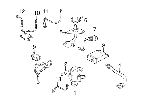 Egr System For 2000 Nissan Maxima Factory Nissan Parts Online