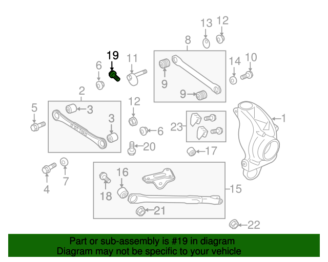 Genuine OEM Lower Control Arm Front Bolt Part FC116146 Fits 20082019 Land Rover Up To 35 Off
