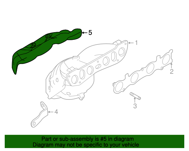 20172022 Nissan Rogue Sport Heat Shield 165904BC0A Nissan Parts Plus