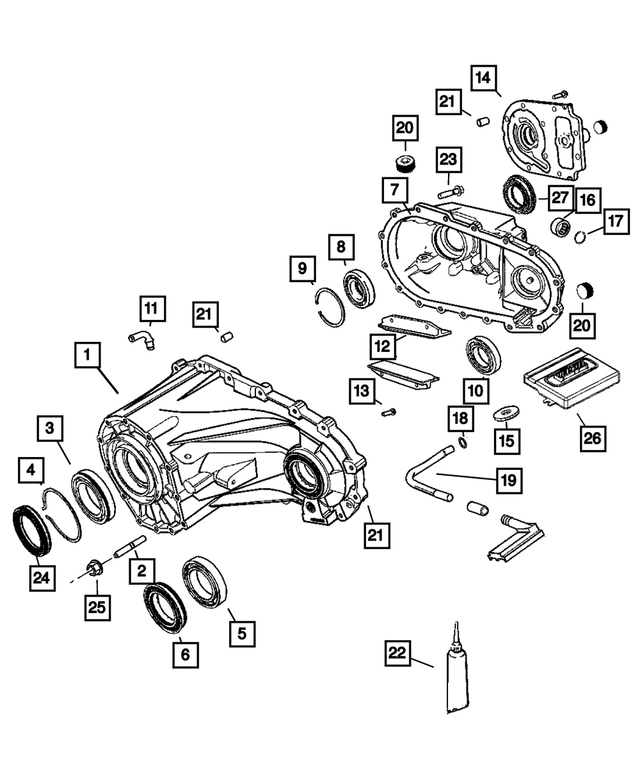 2008 Jeep Liberty Transfer Case Control Module 56029534AB Mopar eStore