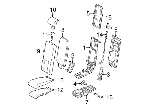 TOYOTA Genuine 71825-0E060-A0 Seat Cushion Molding