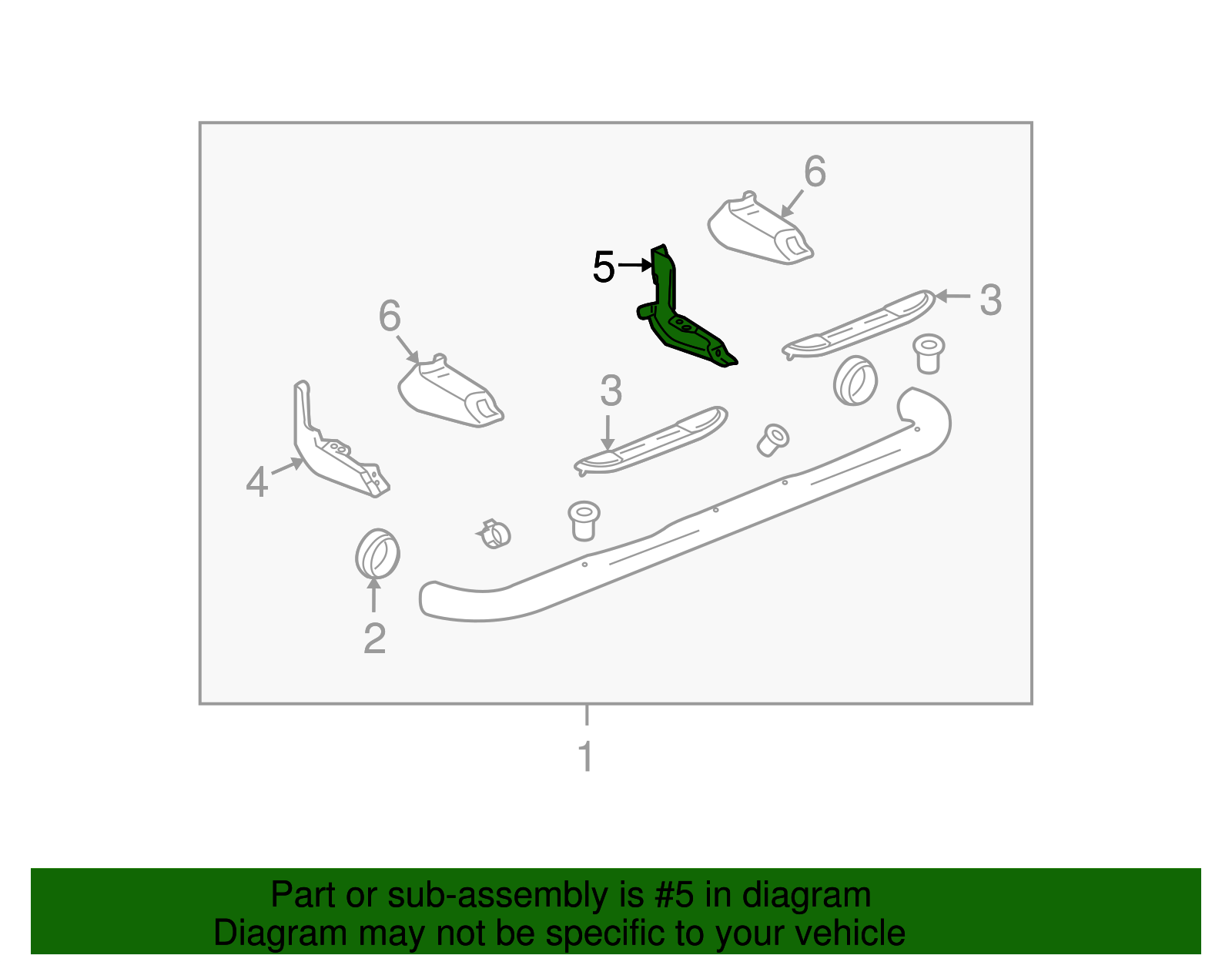 Bracket, Asst Step Supt (8.228) (19170608)
