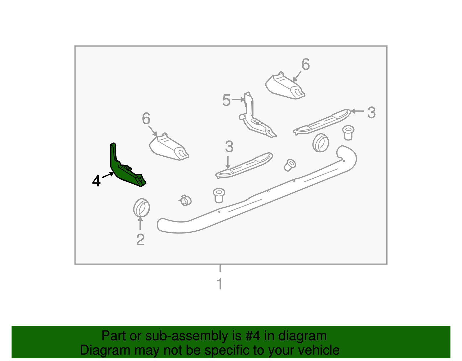 Bracket, Asst Step Supt (8.228) (19170606)