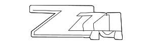 25798300 - Pickup Box Side Rear Decal - 2007-2014 GM | Findlay Part
