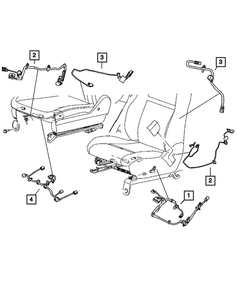 Wiring-Body and Accessories for 2008 Chrysler Sebring | Mopar Wholesale