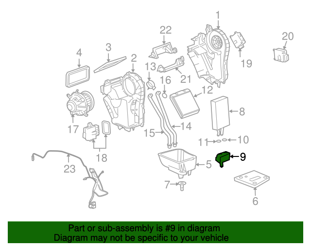 20072014 GM Air Conditioning Thermal Expansion Valve 25994366 Auto