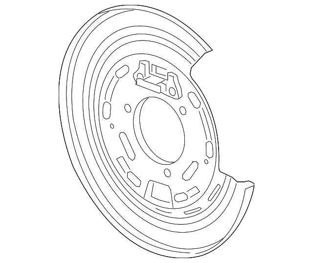 Rear Passenger Side Brake Shield - GM (92274272)