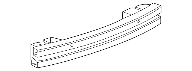 2004-2008 Pontiac Grand Prix Rear Bumper Impact Bar 10344385 | Discount ...