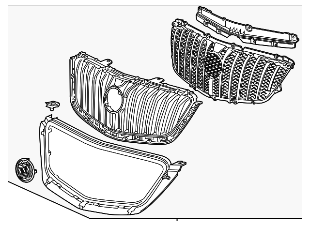 Front Grille - GM (95391794)