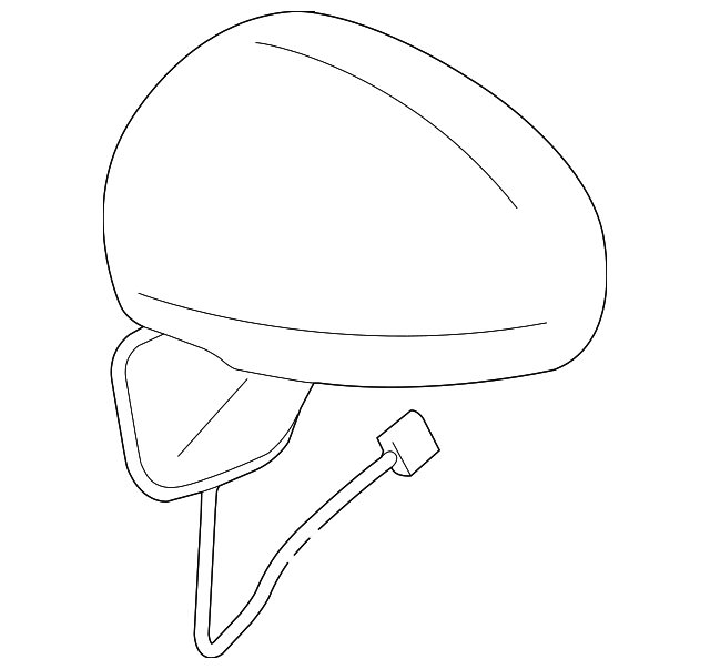 Genuine Toyota 87915-47020-B0 Outer Mirror Cover