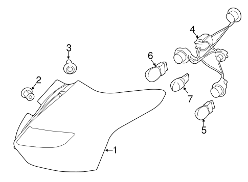 Bulbs - Chassis for 2017 Ford Focus #2