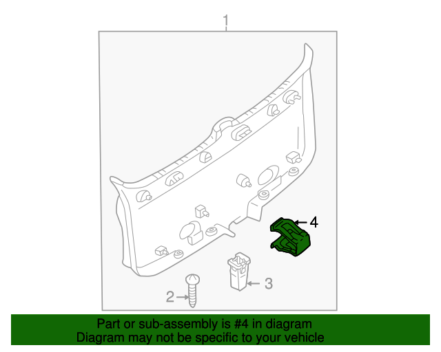 20012006 Mazda Tribute Trim Panel Retainer Clip EC0168885