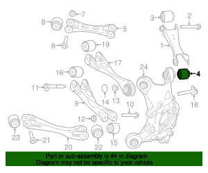 33-32-6-852-272 - Suspension Control Arm Bushing 2014-2021 BMW ...