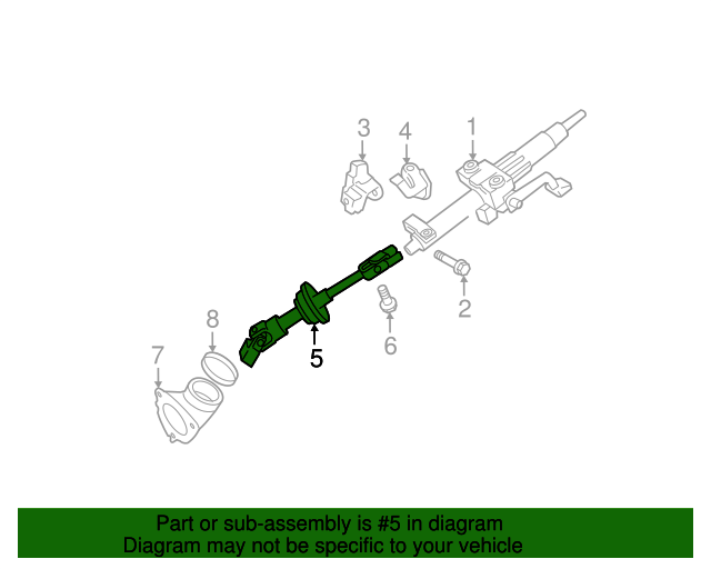 20072011 Toyota Camry Steering Shaft 4522006142 Toyota Parts Center