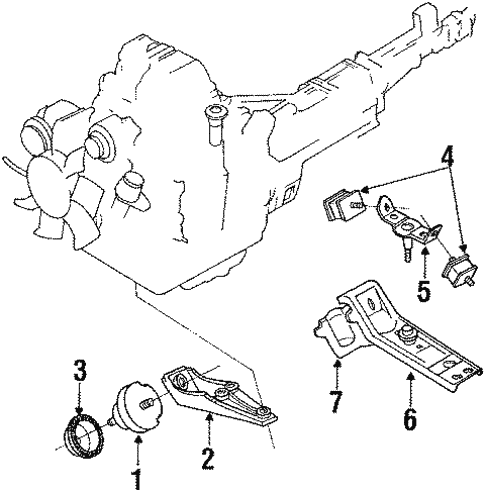 1987 Mazda Engine Part Diagram