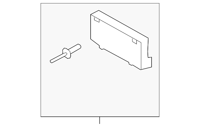Front License Plate Bracket For 2013-2016 Ford Fusion - Direct OEM Replacement