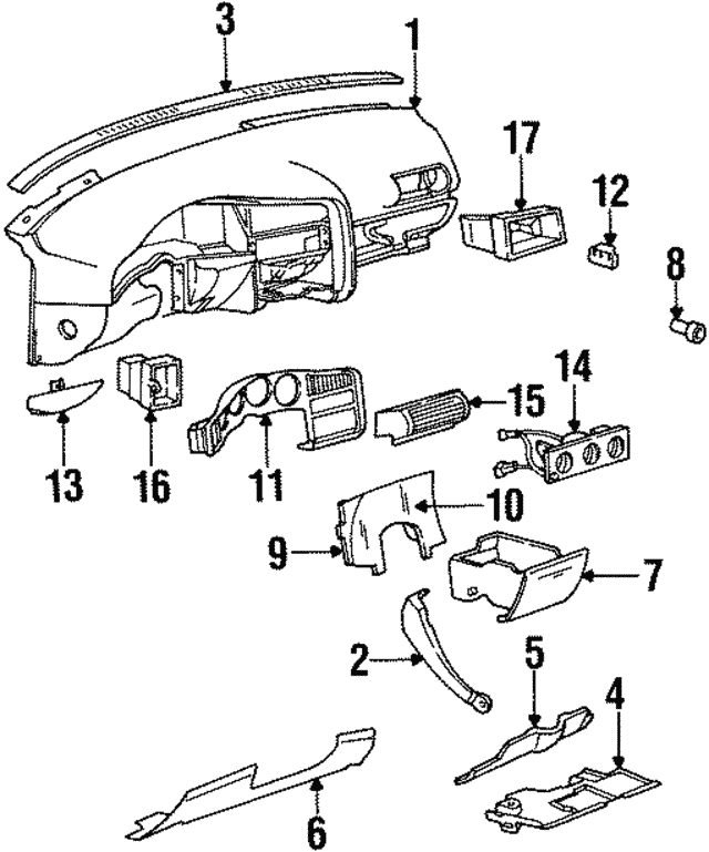 Gauge Cluster GM (16132293)