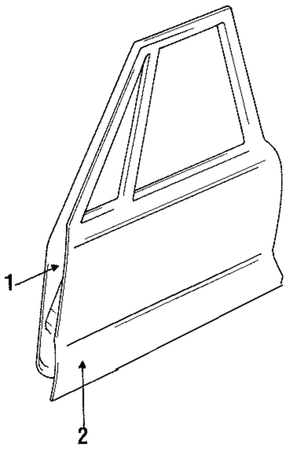Door Shell - GM (25667377)