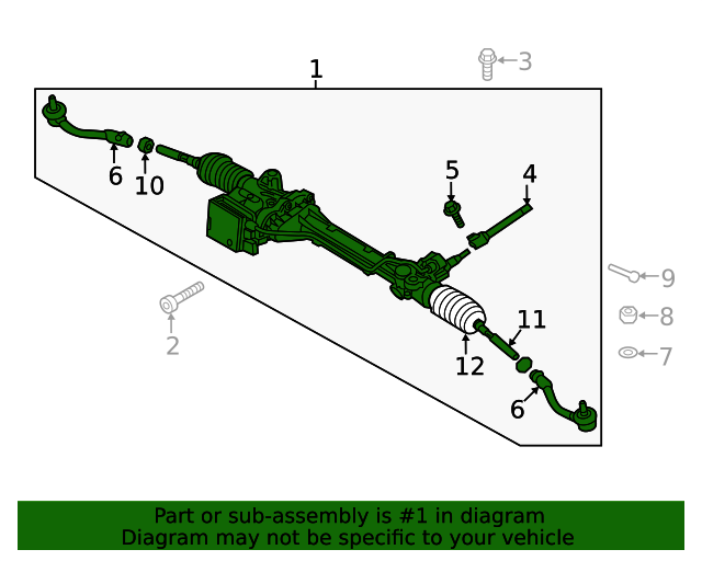 20192021 Genesis G70 Gear Linkage Assembly Mdps 57700G9200