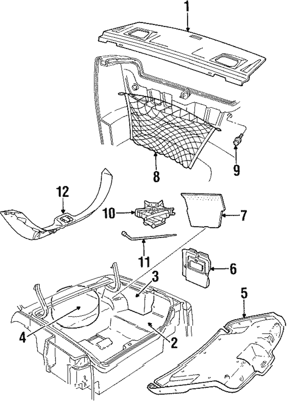Package Tray - Ford (YW1Z-5446668-AAE)