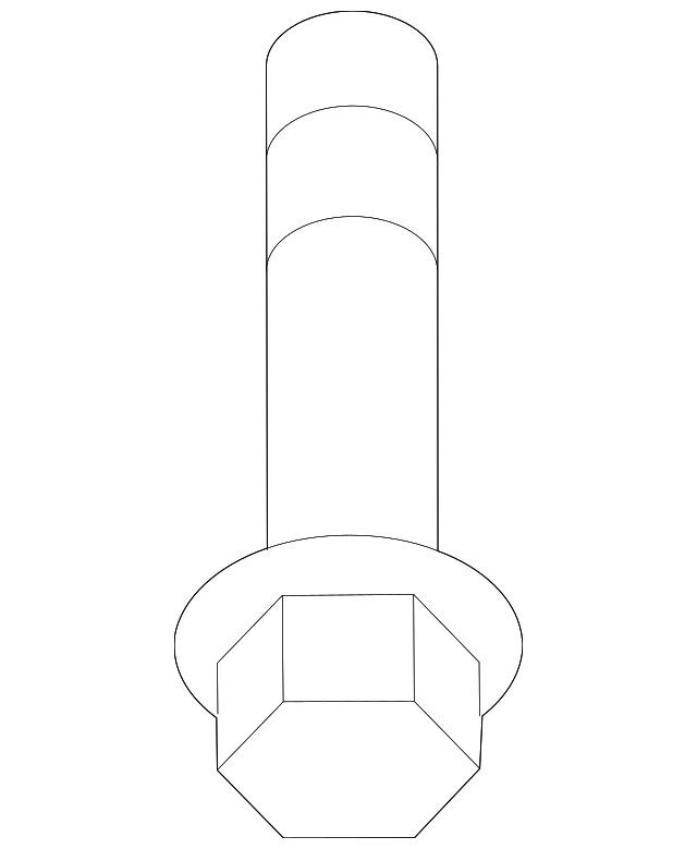 20112023 Nissan Rear Lower Control Arm Bolt 544591LA1A Nissan Parts