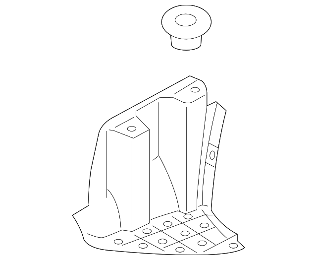 Right Passenger Side Power Mirror Cover For Kia Sportage - Smooth Black, Paint-to-Match