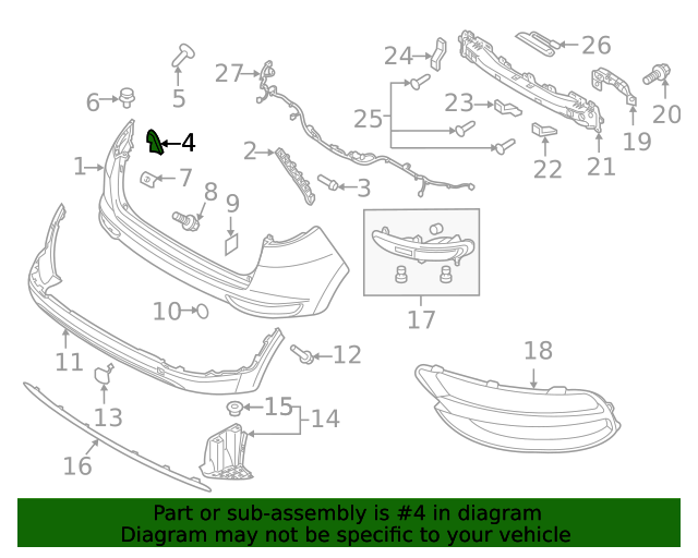 2017-2022 Kia Sportage Side Retainer Lower Bracket - Passenger Side (RH ...