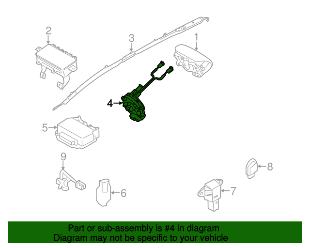 934903R321 Clock Spring 20112013 Kia Optima World Kia Parts