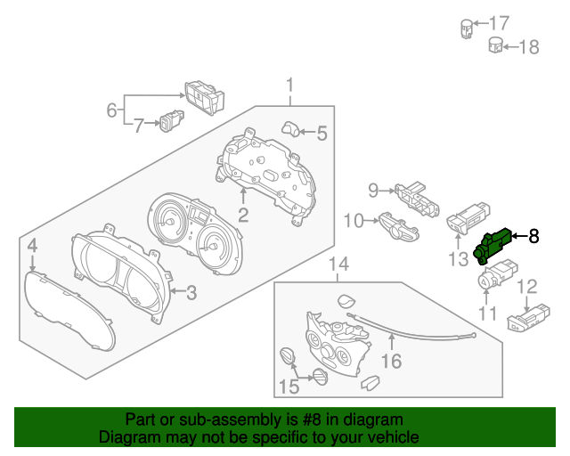 1r000 Multi Function Switch 12 14 Hyundai Accent Joseph Airport Hyundai