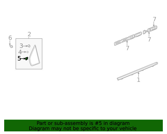 11602521 GM Applique Panel Retainer Nut GM Parts Store
