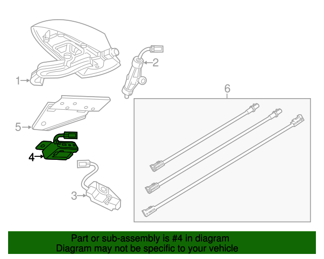 22960214 Amplifier New OEM Part From GM Parts Direct GM Parts Store