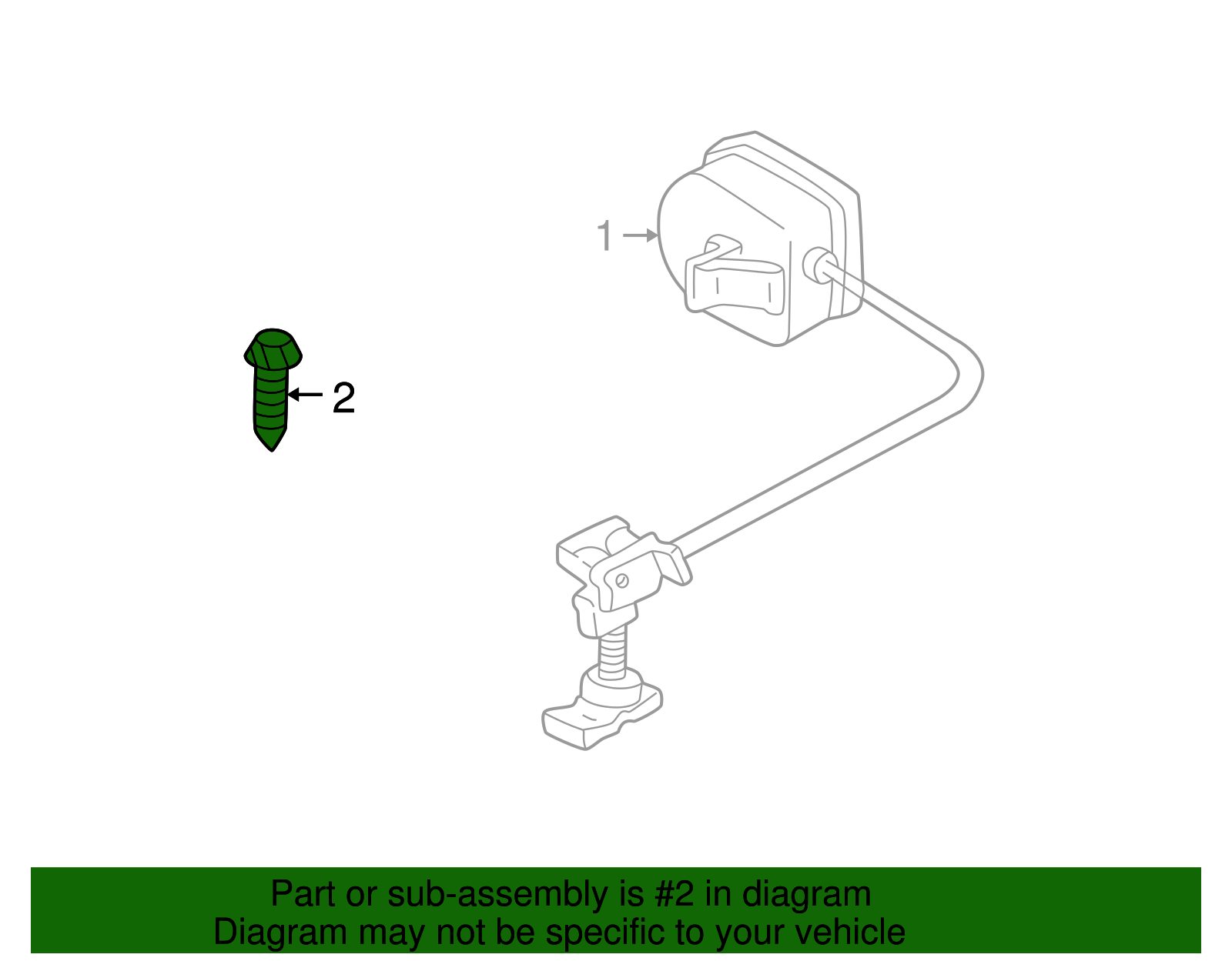 Winch Screw - GM (11509189)