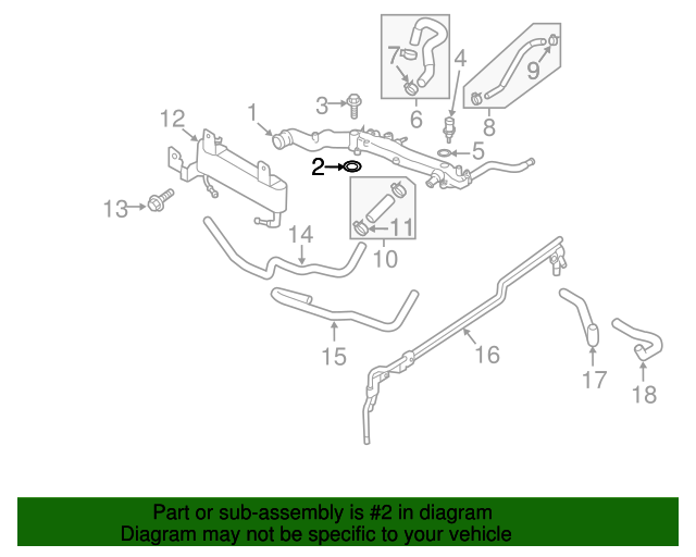 19902022 Subaru Water Pipe ORing [ usually need two ] 806933010