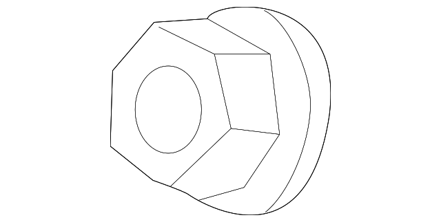 Seat Belt Nut - GM (89040100)