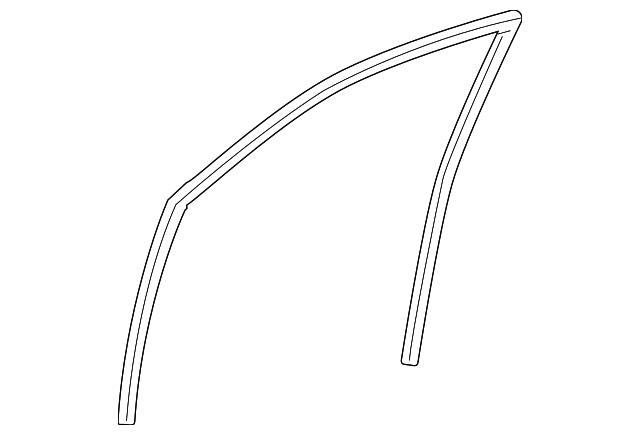 Toyota 68141-0R010 Door Glass Run Toyota 68141-0R010 Door Glass Run