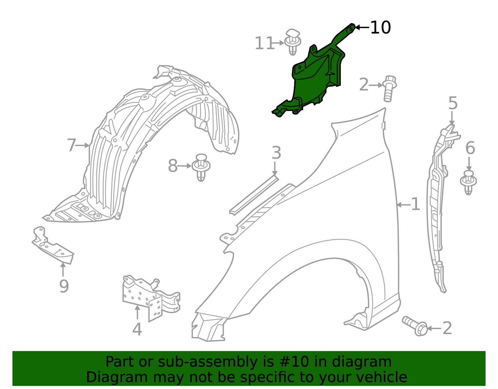 Splash Shield - Scion (53891-WB001)