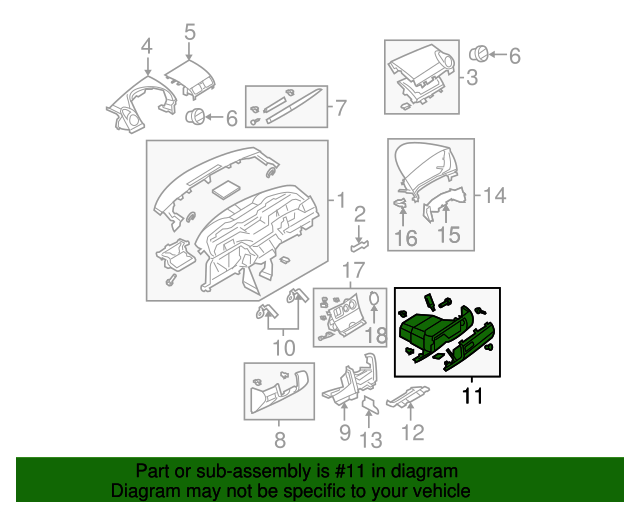 20042006 Mazda 3 Glove Box Assembly bn8k64030e02