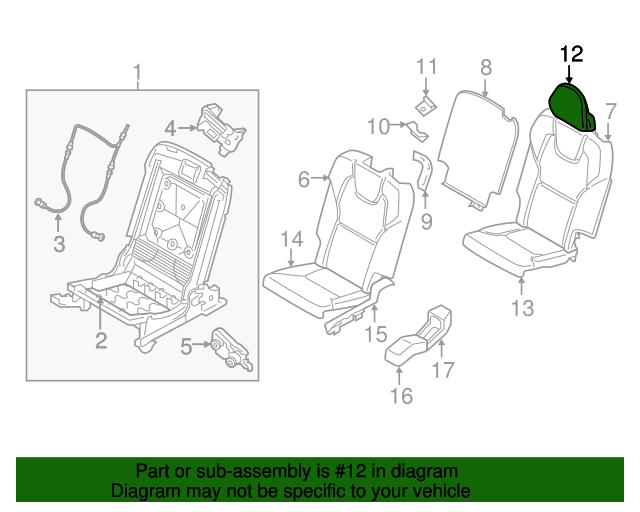 39825856 Headrest 20162020 Volvo XC90 Volvo Swag