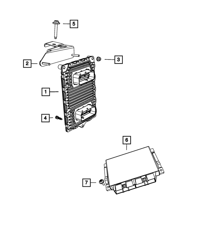 68271728AA Transmission Control Module 20142015 Mopar Mopar